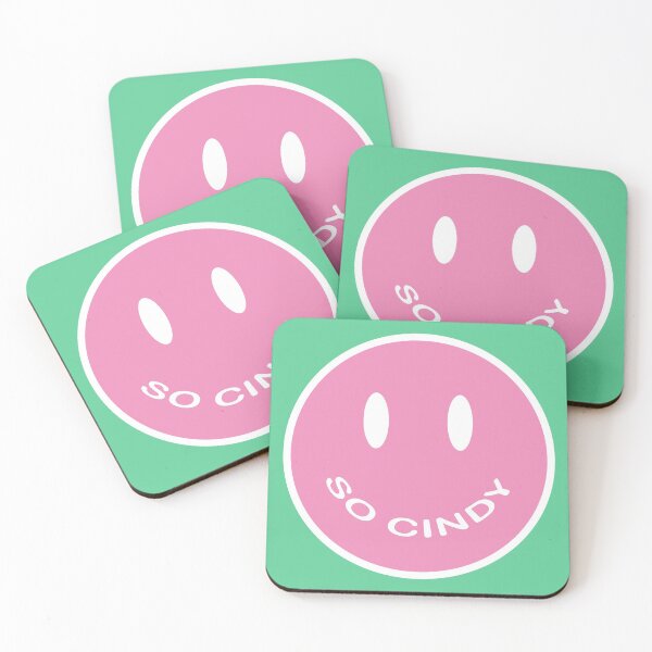 Item preview, Pink Smiley face, green, So Cindy designed and sold by SoCindy.