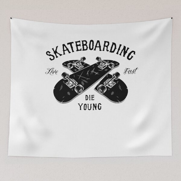 Item preview, Skateboarding, Live Fast, Die Young designed and sold by ozumdesigns.