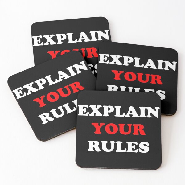 Item preview, Explain Your Rules designed and sold by MrE-Tees.
