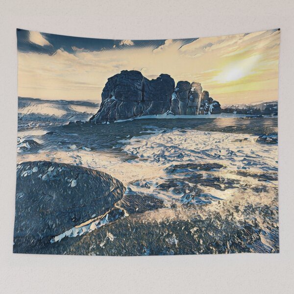 Item preview,  Dartmoor national park Sourton tor designed and sold by TrippyEarth.