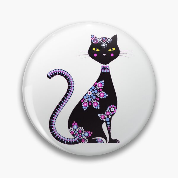 Item preview, Mandala Catty designed and sold by Rumpelstilskin.