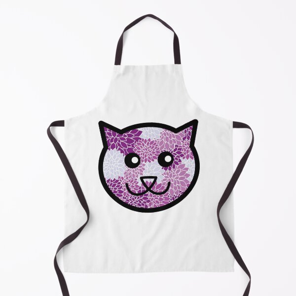 Item preview, Cute kitty face with floral pattern designed and sold by Arun Fernando.