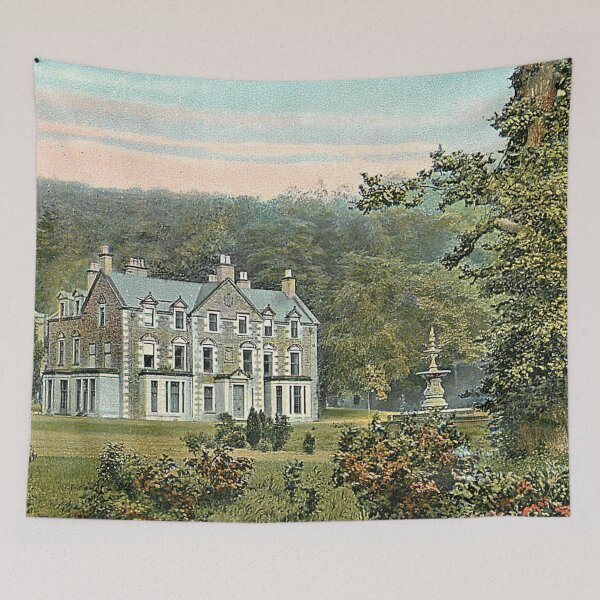 Item preview, Vintage Illustration of Wilton Lodge, Hawick designed and sold by yourscotborders.