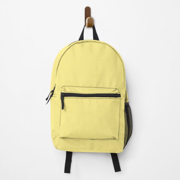 Mustard Yellow Lightning 80s Retro Inspired Black Backpack selling