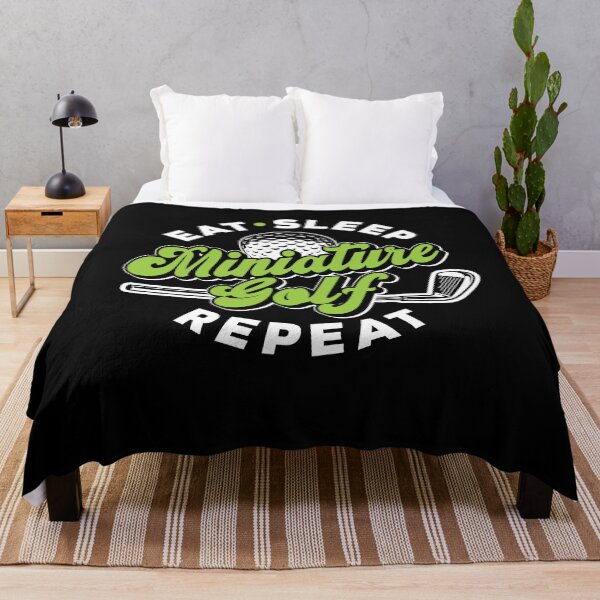 Item preview, Eat Sleep Miniature Golf Repeat Miniature Golfing designed and sold by ShopTheStyle.