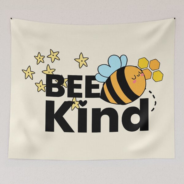 Item preview, Bee! Kind - Cute Wholesome Bee!! designed and sold by SoffyLee586.