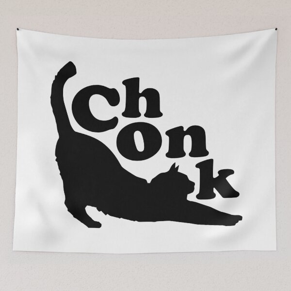 Item preview, Chonk Chonkers black cat designed and sold by ItsMemeMachine.