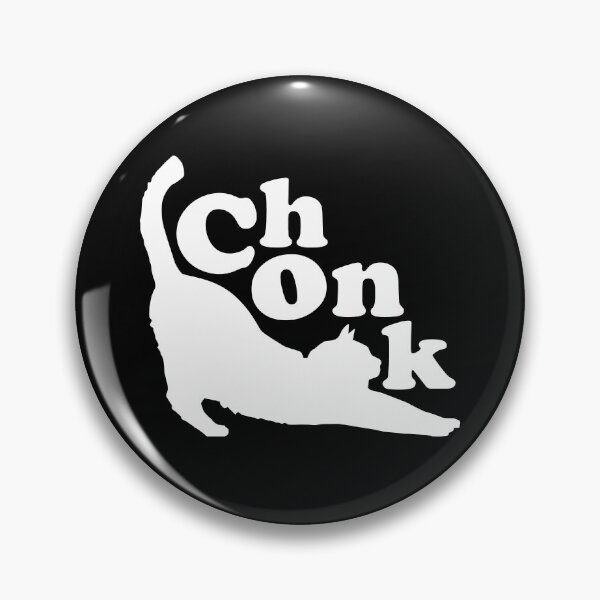 Item preview, Chonk Chonkers white cat designed and sold by ItsMemeMachine.