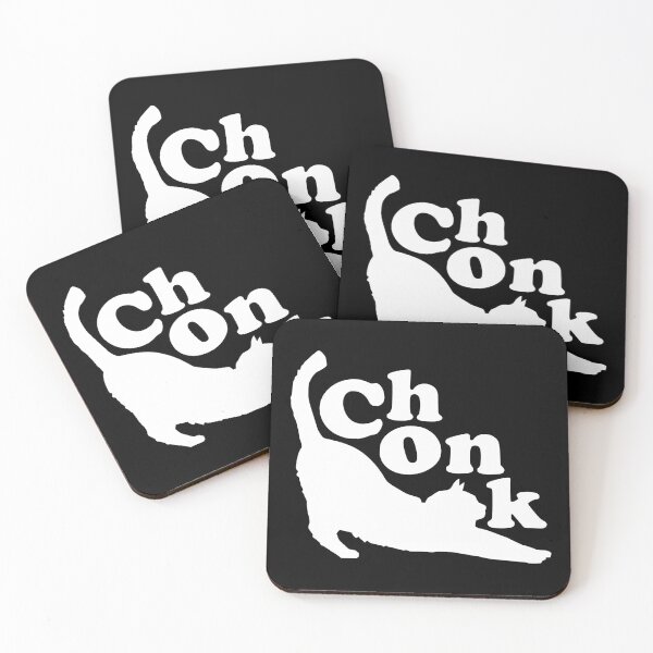 Item preview, Chonk Chonkers white cat designed and sold by ItsMemeMachine.