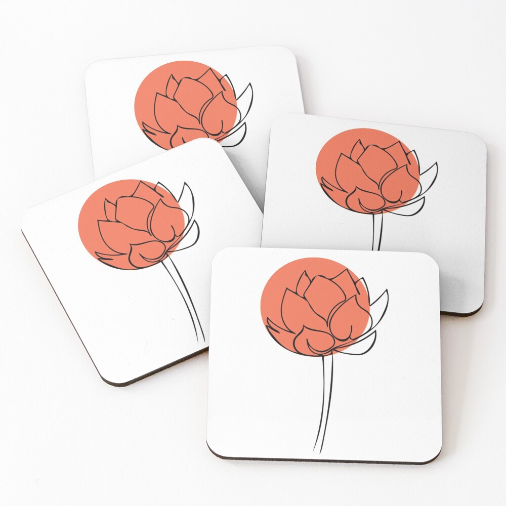 Item preview, Coasters (Set of 4) designed and sold by Mooostickers.