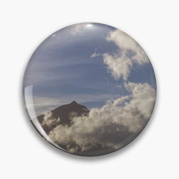 Item preview, Amazing nature landscape, Pico mountain with some clouds, Azores islands, travel destination. designed and sold by AylaHarbich.