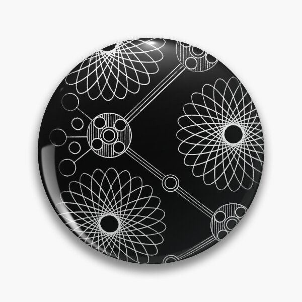 Item preview, abstract spiral floral pattern designed and sold by Mandala-Mia.