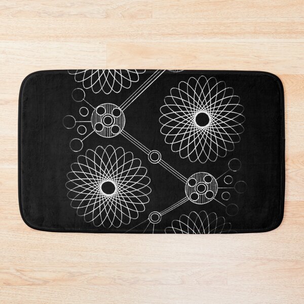 Item preview, abstract spiral floral pattern designed and sold by Mandala-Mia.