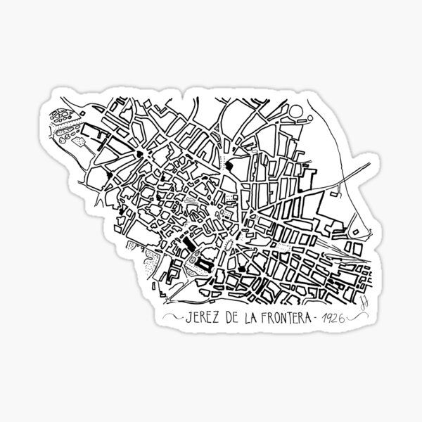Item preview, mapa Jerez de la frontera designed and sold by xiluta.