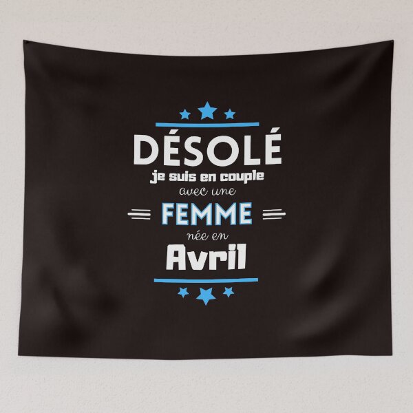 Item preview, Sorry I'm in a relationship with a woman born in April designed and sold by Ydurand.