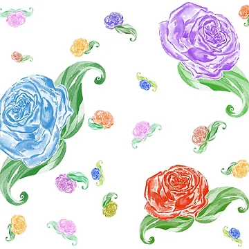 Artwork thumbnail, Scattered Roses by Ryan Millett
