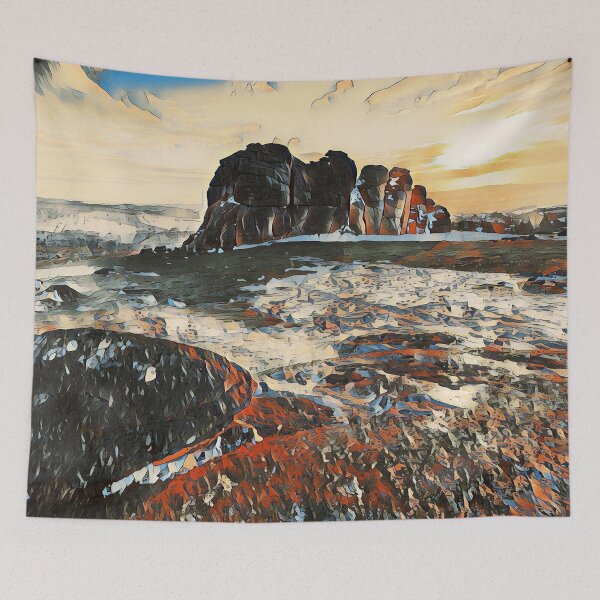 Item preview, Dartmoor national park Sourton tor designed and sold by TrippyEarth.