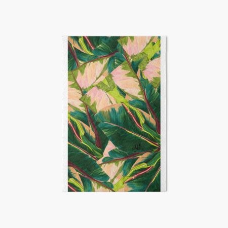 Variegated New Plant Leaf Art Board Print