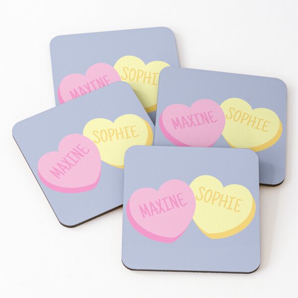 Item preview, Pastel Candy Hearts Maxine & Sophie designed and sold by MyLucidDreams.