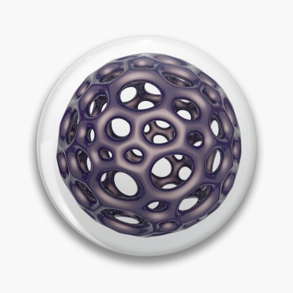 Item preview, Abstract Organic Ball - Purple / White designed and sold by DeltaInitiative.