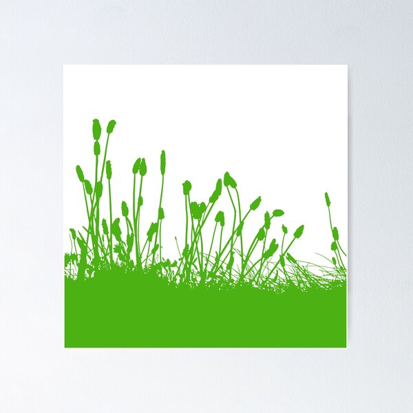 Item preview, WILDFLOWERS - GREEN, SILHOUETTE designed and sold by 5hertz.
