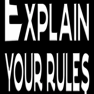 Artwork thumbnail, EXPLAIN YOUR RULES by Ralek