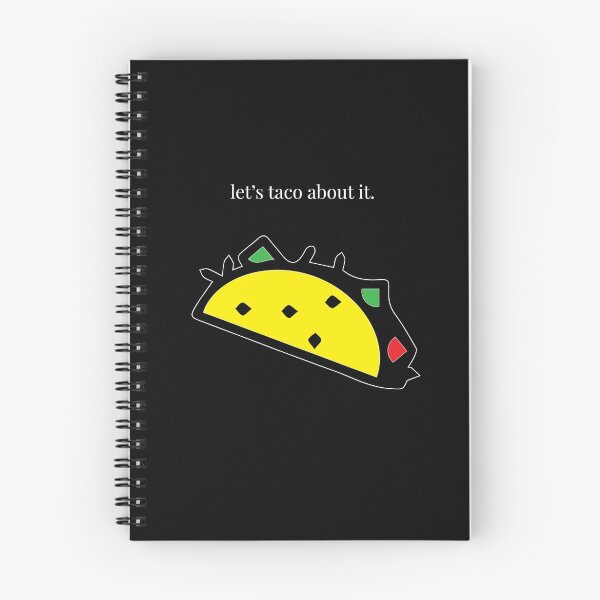 Item preview, Let's taco about it. [Black Edition] designed and sold by sandywoo.