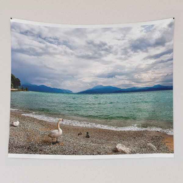 Item preview, Swan's view of Lake Garda designed and sold by Violaman.