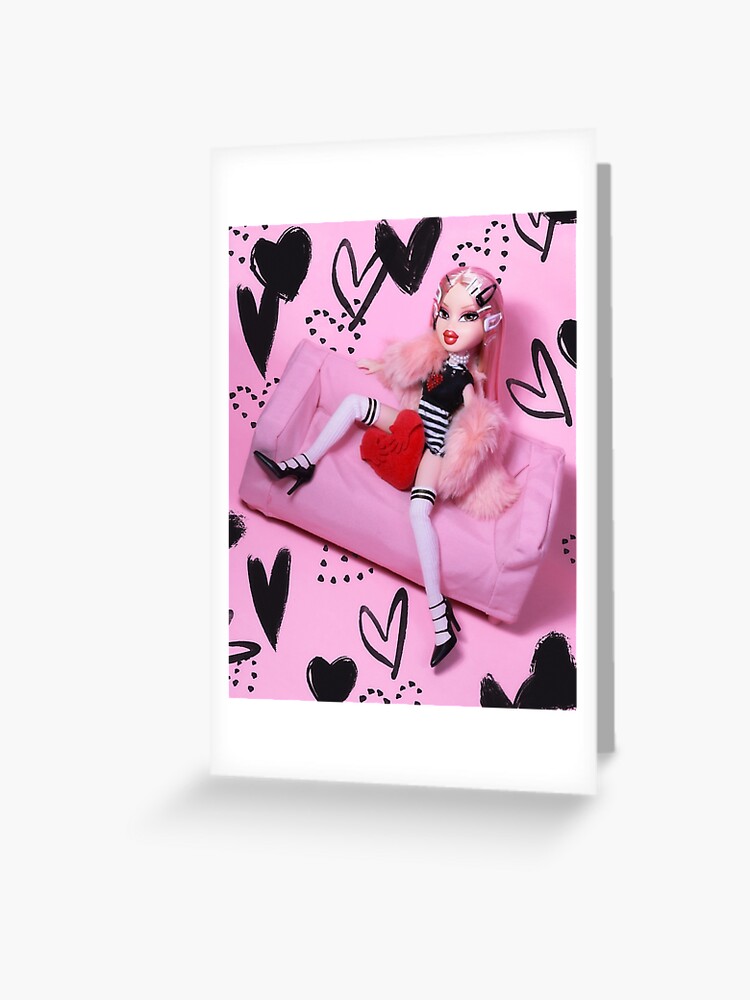 Bratz Valentines Day Pink Greeting Card for Sale by boyslikedolls2