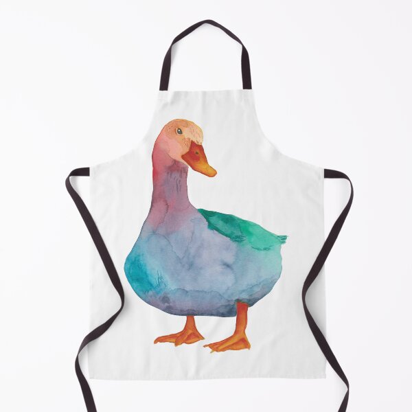 Item preview, Rainbow Duck Colorful Bird Art designed and sold by TheWaterBirds.
