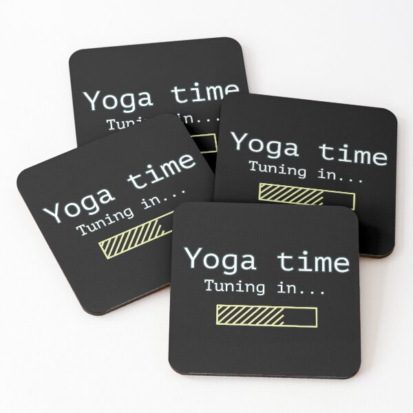 Item preview, Yoga time tuning in... yoga motivational quote designed and sold by Yogawoman.