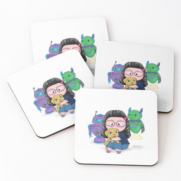 Item preview, Ana and the Robots designed and sold by aninhaillustra.