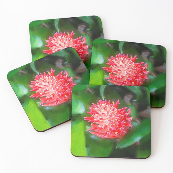 Item preview, Flowering Bromeliads Red Guzmania  designed and sold by RichFrancoCars.