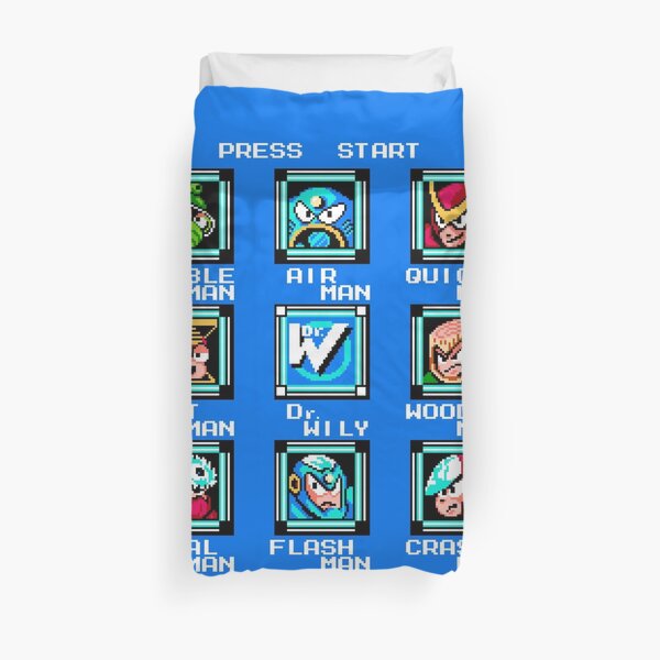 Sélection d'étape Megaman 2 Housse de couette