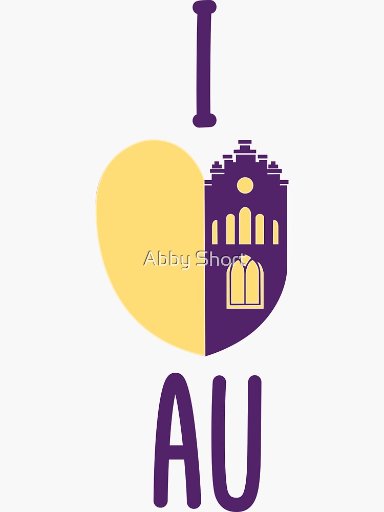 "Alfred University" Sticker for Sale by AJS1318 Redbubble