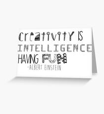 Creativity Greeting Card