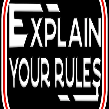 Artwork thumbnail, EXPLAIN YOUR RULES by Ralek