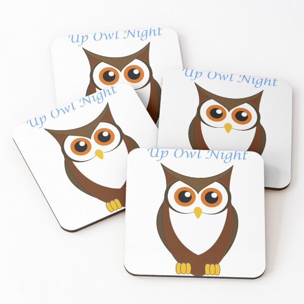 Item preview, Up Owl Night Cute Top For Women's & Girls Who Are Night Owls T-Shirts designed and sold by Uday24.