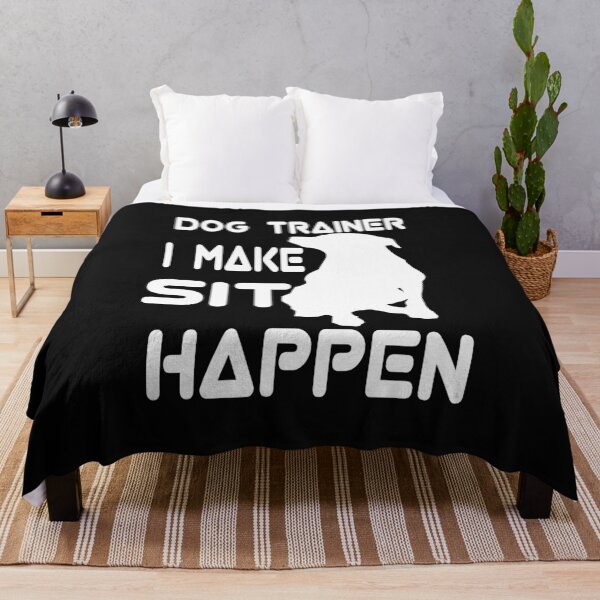 Aperçu de l'œuvre DOG TRAINER I MAKE SIT HAPPEN. créée et vendue par leicha.