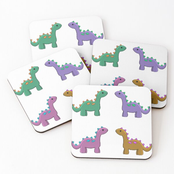 Item preview, Colorful dinosaurs designed and sold by PurpleTurtle8.