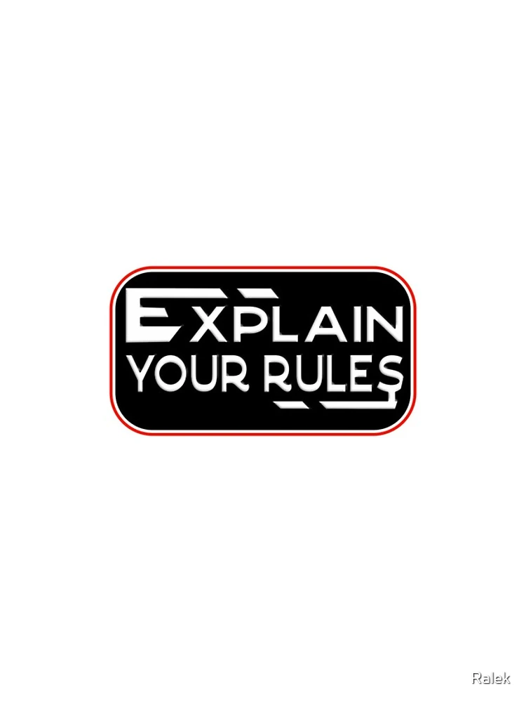 Thumbnail 4 of 4, iPhone Case, EXPLAIN YOUR RULES designed and sold by Ralek.