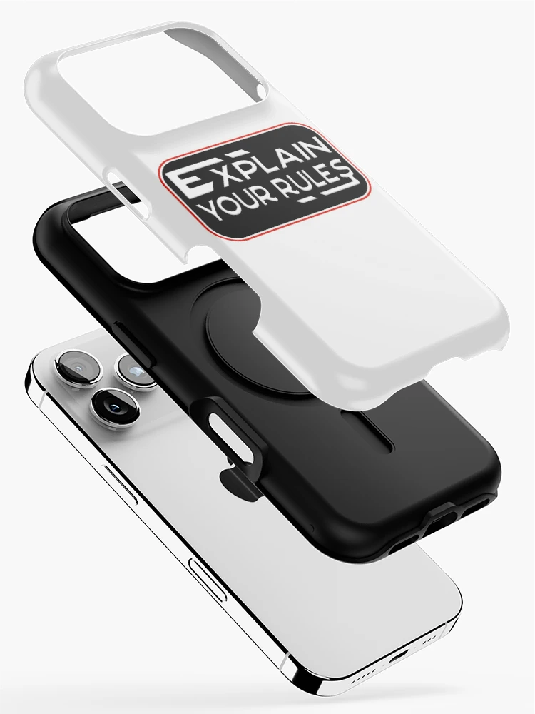 Thumbnail 2 of 4, iPhone Case, EXPLAIN YOUR RULES designed and sold by Ralek.