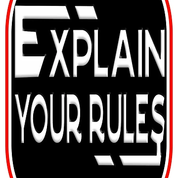 Artwork thumbnail, EXPLAIN YOUR RULES by Ralek