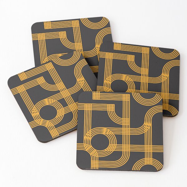 Item preview, Art Deco Linear Design - orange designed and sold by JRP Design.