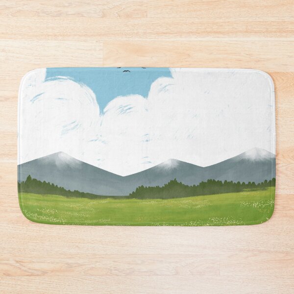 Item preview, Calm Beautiful Landscape Mountains blue sky designed and sold by trajeado14.