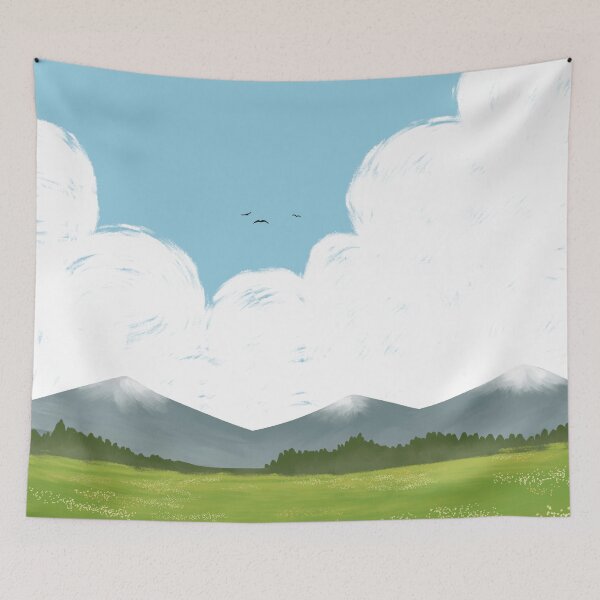 Item preview, Calm Beautiful Landscape Mountains blue sky designed and sold by trajeado14.
