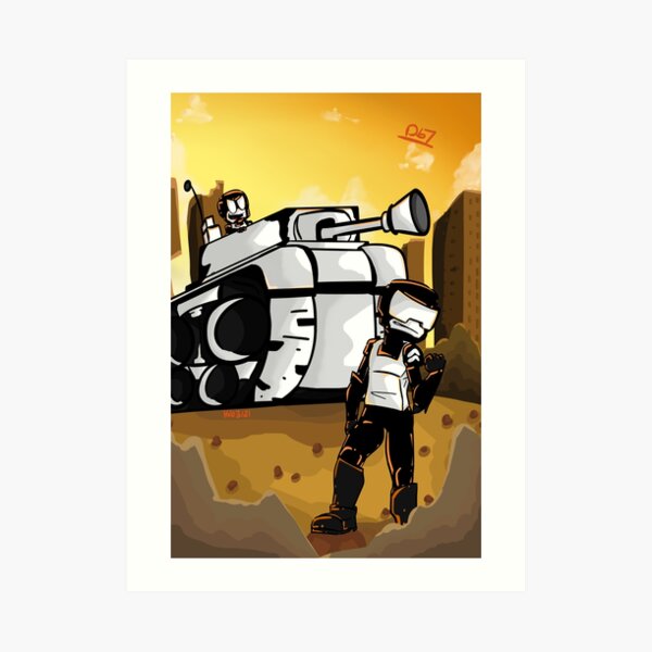 Newgrounds Poster Art Print