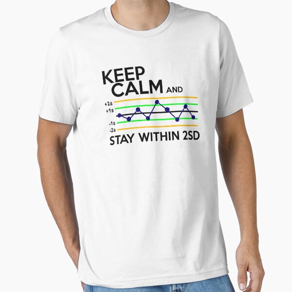 Item preview, Keep Calm and Stay Within 2SD designed and sold by MedLabVibes.