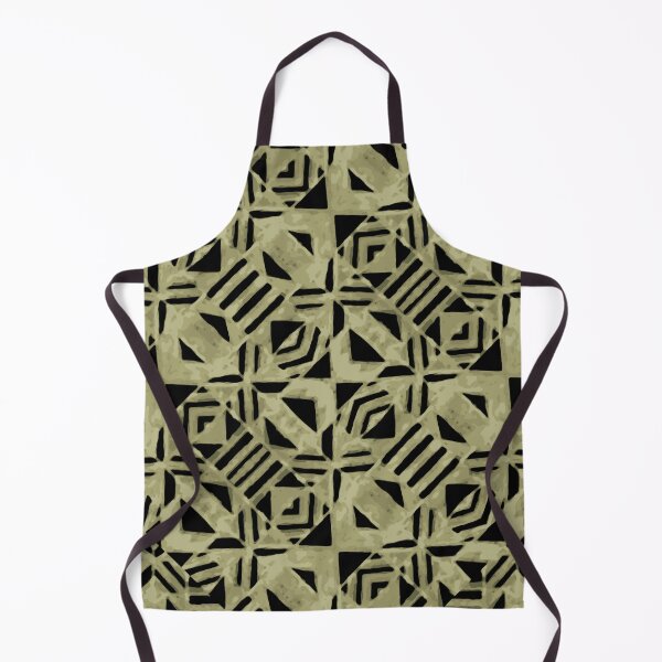 Item preview, Gold and Black Linear Geometric Pattern designed and sold by DFLC Prints.