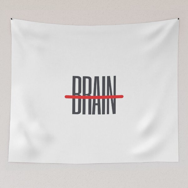 Item preview, No Brain designed and sold by QlickDesign.
